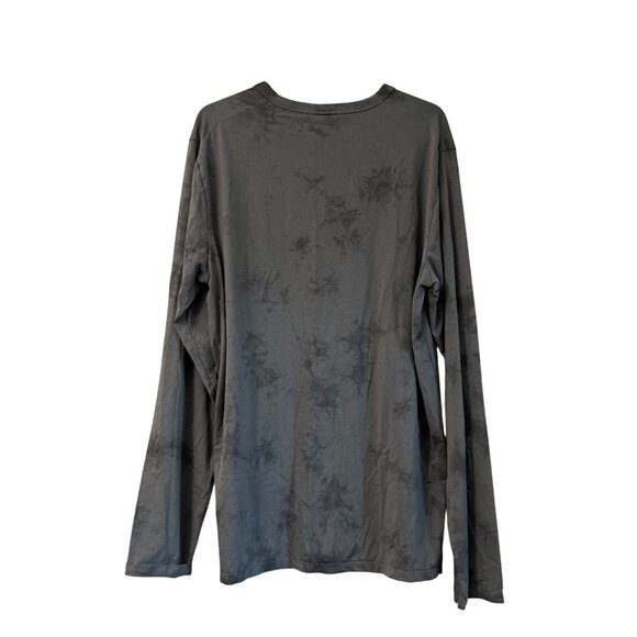 Lululemon Fundamental Long Sleeve Shirt New Tide Shibori Asphalt Gray Mens M - Picture 5 of 5